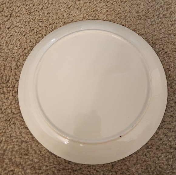 Vtg Republic Of Israel Commemorative Plate 23k Gold Band Made in USA 1948 10" - Picture 2 of 3